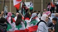 Hundreds attend downtown rally in support of Lebanon amid Israeli attacks on country