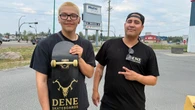 Yellowknife skateboarder helping wildfire evacuees 'find a little bit of joy' with new gear
