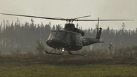 Northern Sask. community airlifting residents out after wildfire cut off only road