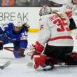 U.S. scores 5 goals in 1st period to defeat Canada in Rivalry Series opener