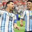 Argentina's Lionel Messi all-time World Cup leading goalscorer with Nos. 17, 18 in win