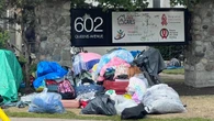 Why does the corner of Queens and Adelaide look like this?