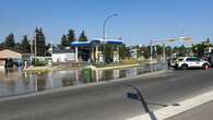 Road closed after after 'water leak' in northwest Calgary