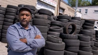 Scarborough business owner says he can't get rid of stockpiles of tires at his auto repair shop