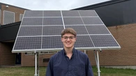 Student-led solar panel project to reduce CO2, inspires others to act on climate change