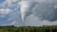 Several structures damaged after tornado passes through part of central Alberta hamlet