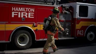 14 people displaced, 1 cat dead in townhouse complex fire in Hamilton, fire chief says