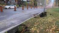 Sinkhole causes closure of Parkside Road in Toronto's west end