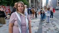 Demonstrators hold sit-in for Palestine outside Immigration, Refugees and Citizenship Canada headquarters in Ottawa