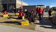 Teachers and supporters gather in Alberta education minister's riding as back-to-work legislation looms