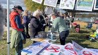 Residents demonstrate against Port of Montreal expansion in Contrecoeur