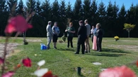 No one claimed his body when he died. These strangers came together to help bury him
