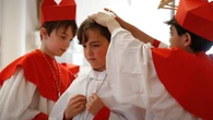#TheMoment Chicago students held a mock conclave