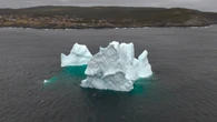 See this beauty of a ‘berg from a sky-high view