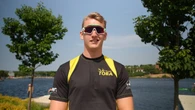 Team Manitoba kayaker Luke Enns leading by example at the Canada Games