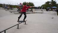 Dennis Franklin Cromarty students got a chance to see and try out skateboarding as part of the Wake the Giant festivities in Thunder Bay, Ont.