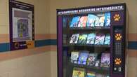 Take a look, it's in a book… vending machine. This school is rewarding students for positive behaviour