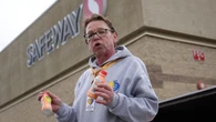 How does a rural Alberta town’s food bank rescue over 50K kilograms of food from the landfill each year?