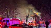 Windsor firefighters battling fourplex blaze on Cameron Avenue