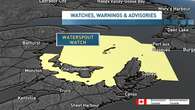 Waterspout watch in effect all around P.E.I.