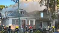 Multiple houses burning in Winnipeg's Glenelm area, dozens of firefighters on scene