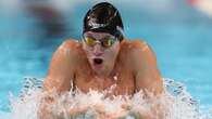 Nicholas Bennett swims to Canada's 1st gold at Paris Paralympics in SB14 100m breaststroke