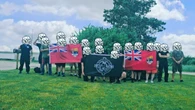 White nationalists are posting pictures from the London area. Here are the locations