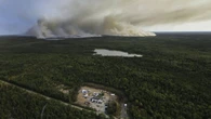 Annapolis County wildfire continues to burn out of control despite rain overnight