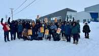 'We have to do it:' Hundreds of teachers in Nunavik go on strike, demand better premiums, policies