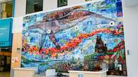 A massive new mural welcomes young patients at the Montreal Children’s Hospital