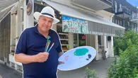 Montreal fruit store owner channels his inner Bob Ross to deter graffiti