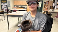 Yellowknife teen follows grandmother's crafting footsteps finishing moccasins with her beaded uppers