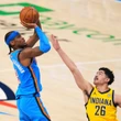 Gilgeous-Alexander drops game-high 34 points as Thunder rout Pacers to even NBA Finals