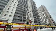 Four people sent to hospital after Toronto high-rise fire Saturday morning