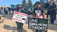 Bangladeshi students in St. John's celebrate resignation of prime minister following protests at home