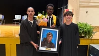 These graduates lost their friend to gun violence. Now they're making sure he's never forgotten