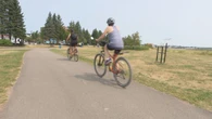 After a couple of close calls, this cyclist is urging etiquette on Moncton's public trails