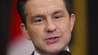 Poilievre holds a press conference outside Saskatoon
