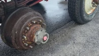Ottawa police stop truck hauling trailer missing most of its wheels