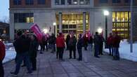 Region of Waterloo workers on strike this morning