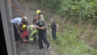 Man charged for 'surfing' atop moving train near Alexandria