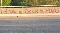 Police investigating anti-women graffiti spray-painted on northwest London overpass