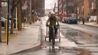 Potholes aren’t just affecting Montreal drivers, bike couriers are also taking a hit
