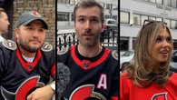 Senators fans in Ottawa disappointed after Game 1 playoff loss to the Carolina Hurricanes