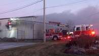 Thick smoke covers Mount Pearl as fire breaks out at industrial park warehouse