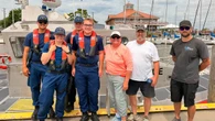 Personal watercraft operator pulls disabled 36-foot sailboat out of path of freighter near Sarnia