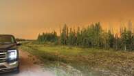 7 cabins burned by wildfire near N.W.T. and Alberta border