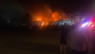 Fire destroys car dealership in Dutton, impacts downtown