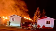 Red Deer County fire sends 1 person to hospital, causes significant damage to 3 homes