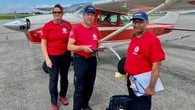Air search and rescue volunteers ready to leap into action at a moment's notice